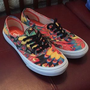Vans Shoes in Peacock pattern